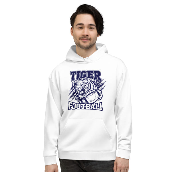Tiger Football Shield Unisex Hoodie