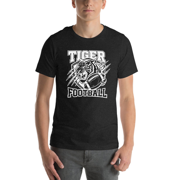 Tiger Football Shield Unisex t-shirt